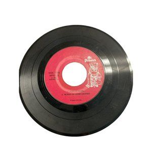 Vintage 45 RPM 7" vinyl record Mr. Pickwick Rudolph  deck the halls Christmas